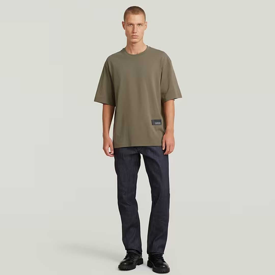 Badge Boxy T-Shirt | Turf