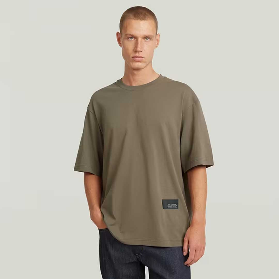 Badge Boxy T-Shirt | Turf