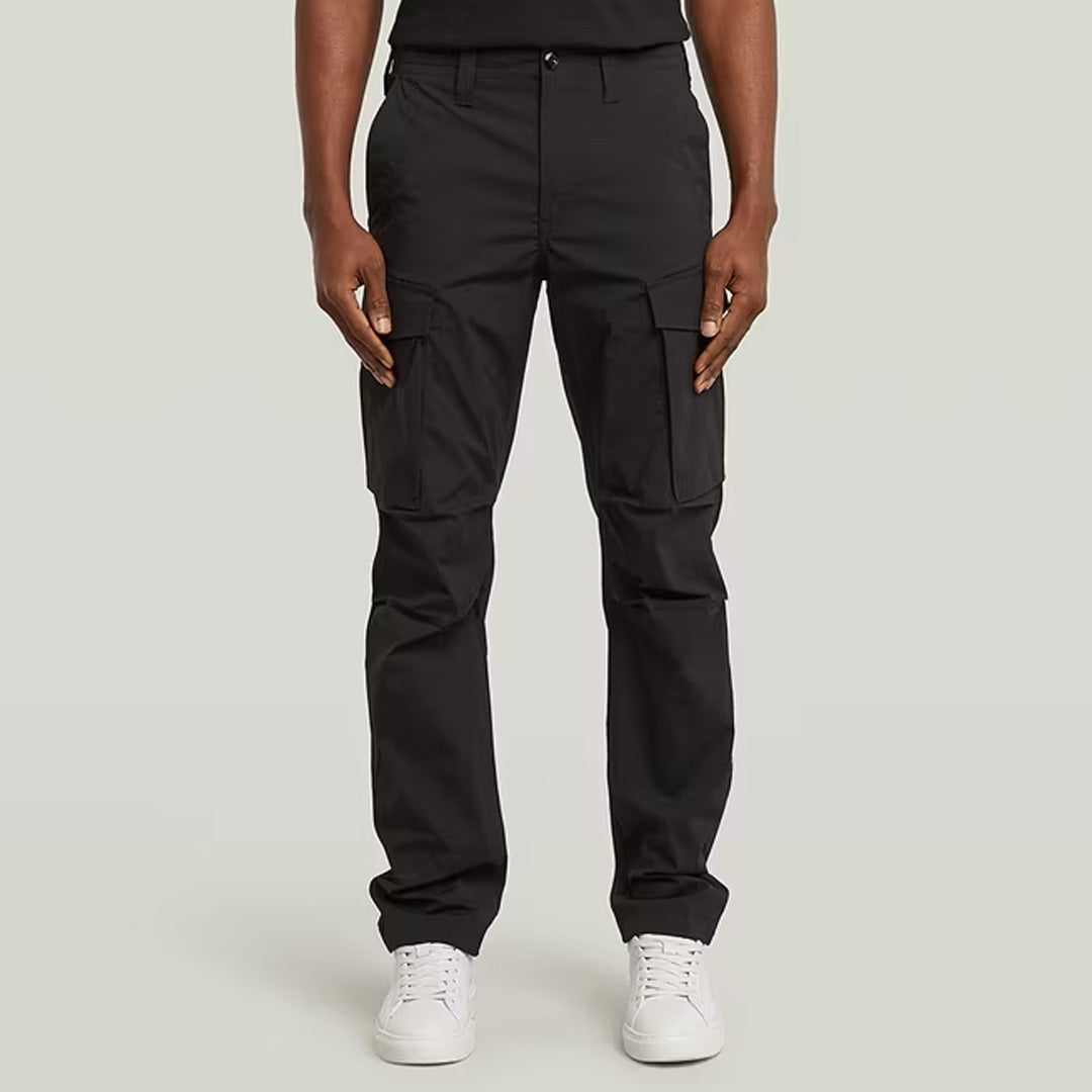 Core Regular Cargo Pants | Dark Black