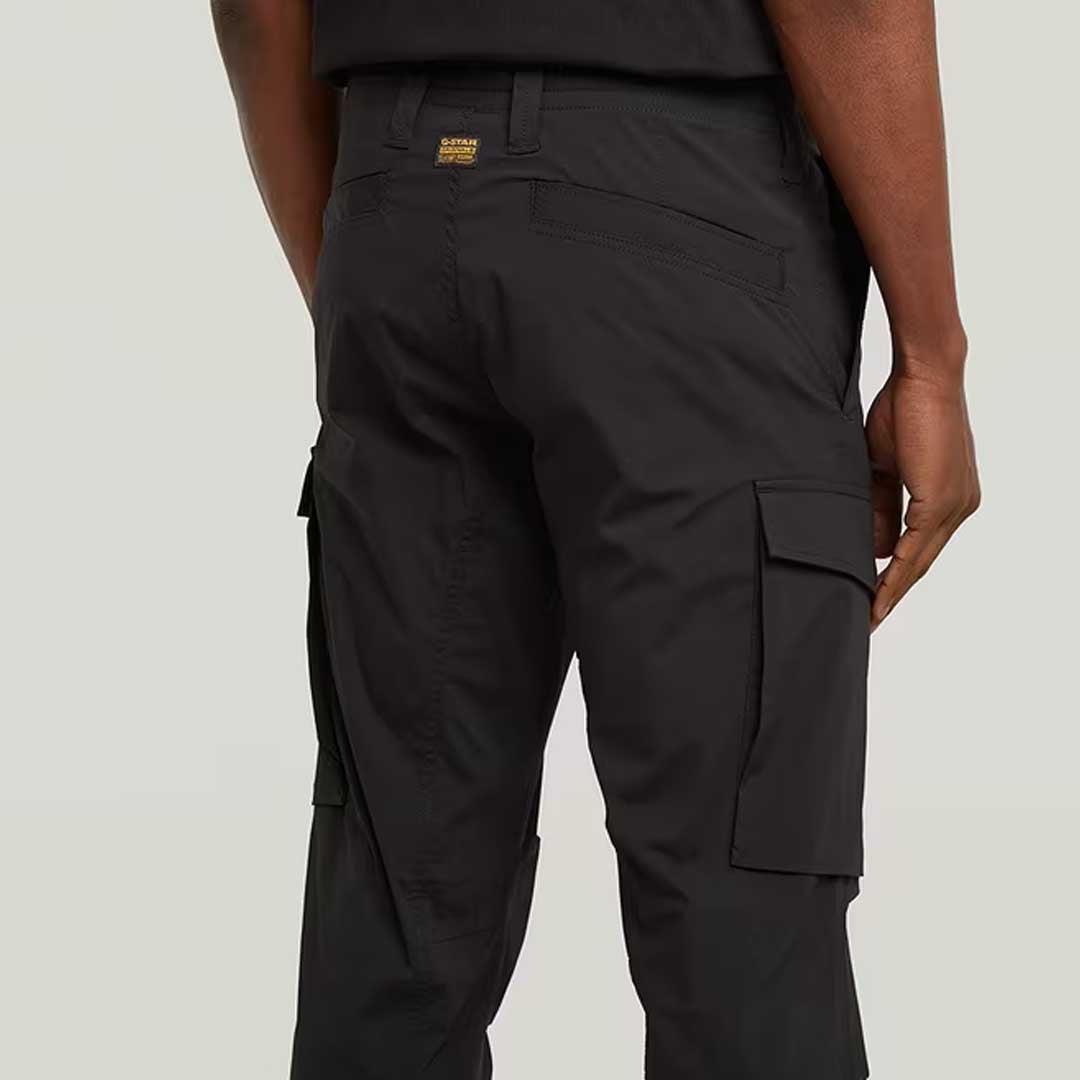Core Regular Cargo Pants | Dark Black