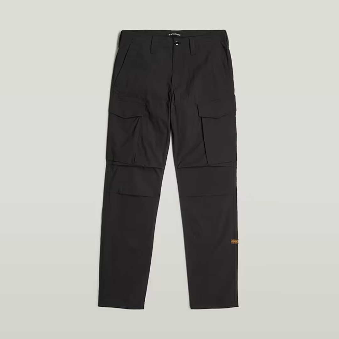 Core Regular Cargo Pants | Dark Black