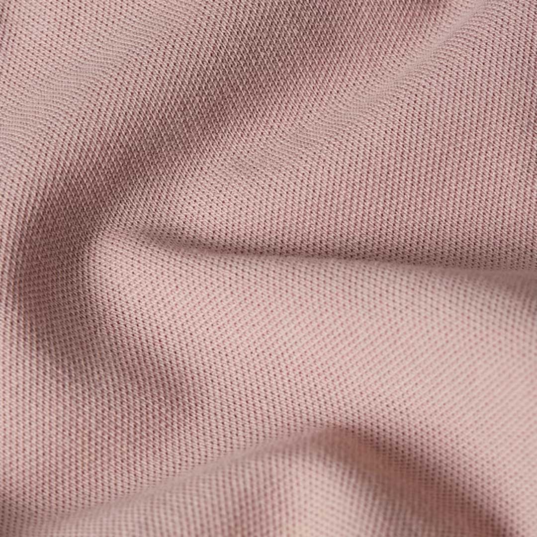 Dunda Slim Stripe Polo | Light Berry Mist