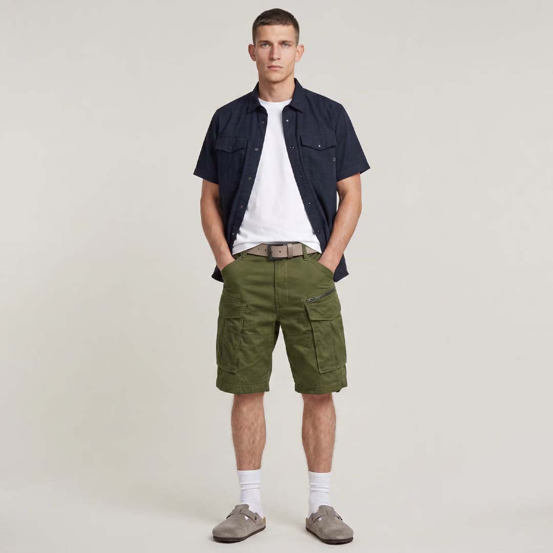 Rovic Zip Relaxed Shorts | Sage