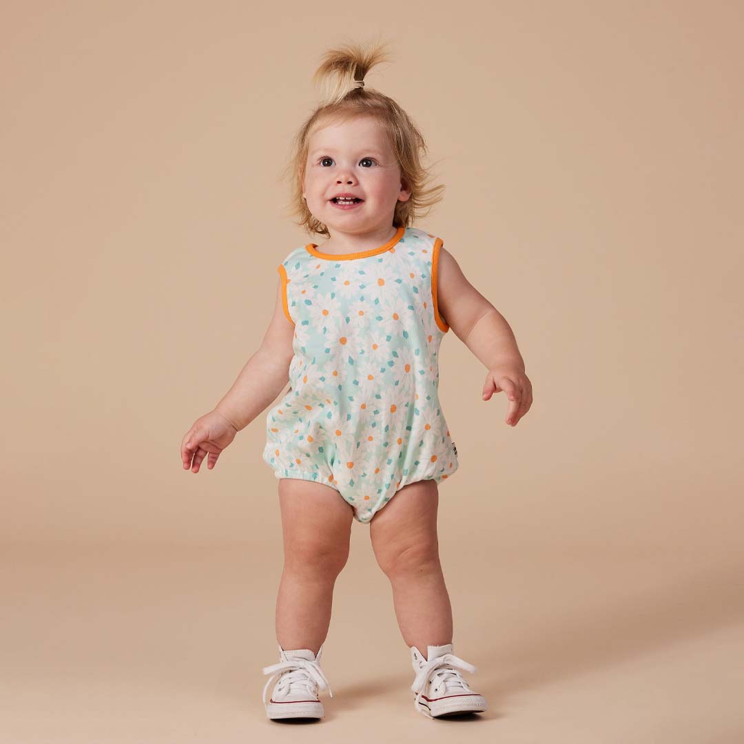 DAISY DELIGHT BUBBLE ROMPER