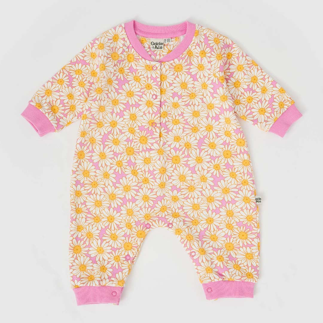 DAISY MEADOW RELAXED TERRY ROMPER