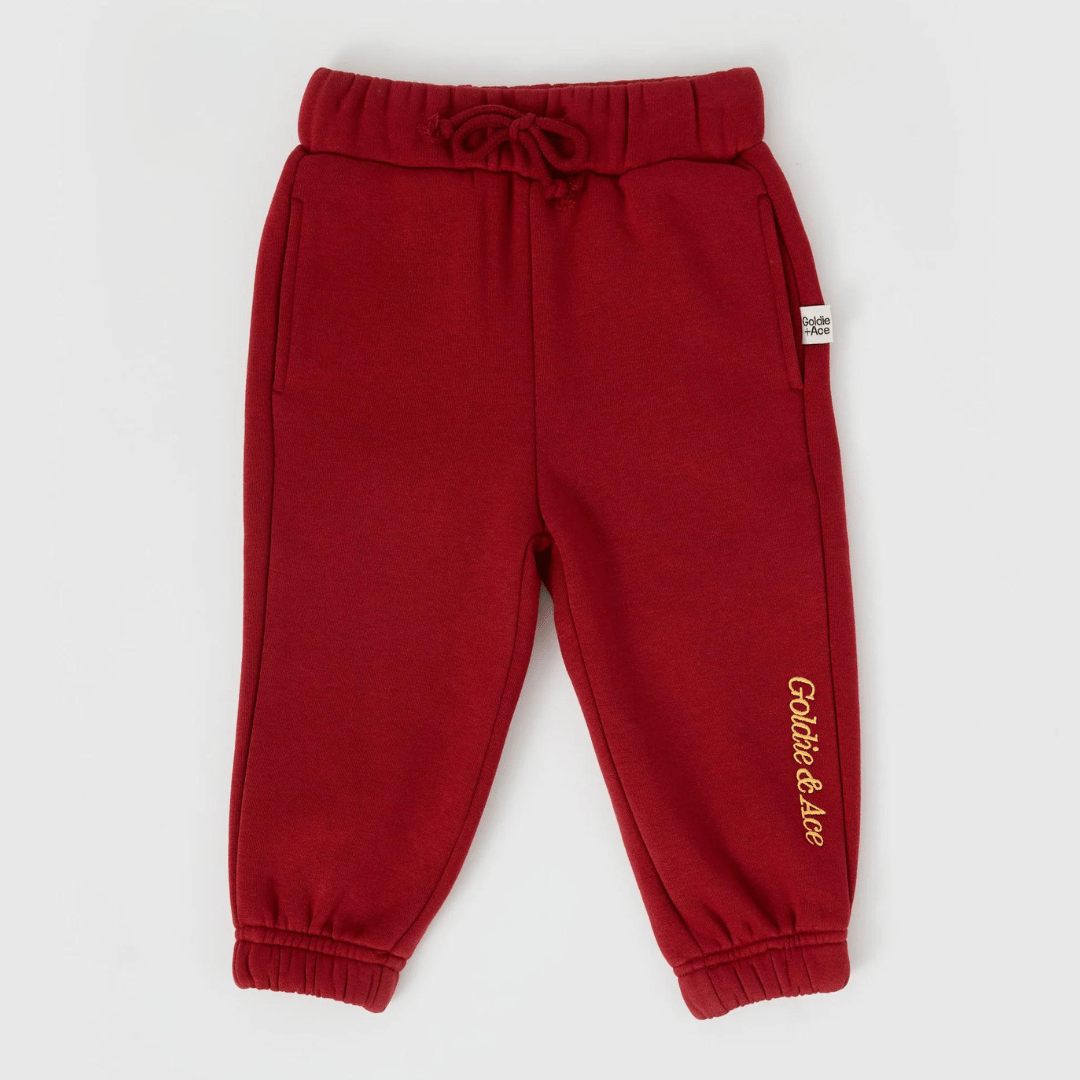 DYLAN SWEATPANTS | BRICK BURGUNDY