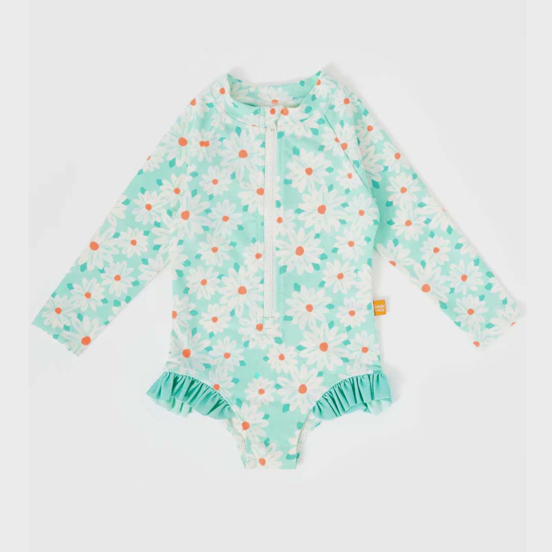 LONG SLEEVE SWIMSUIT | DAISY DELIGHT
