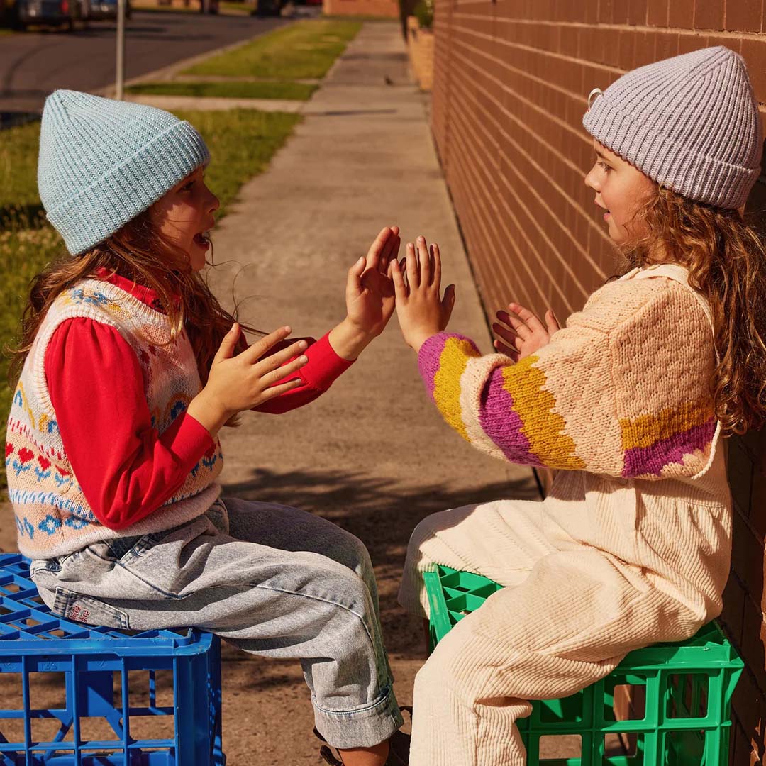 MATILDA SWEATER VEST | PEACHY PINK