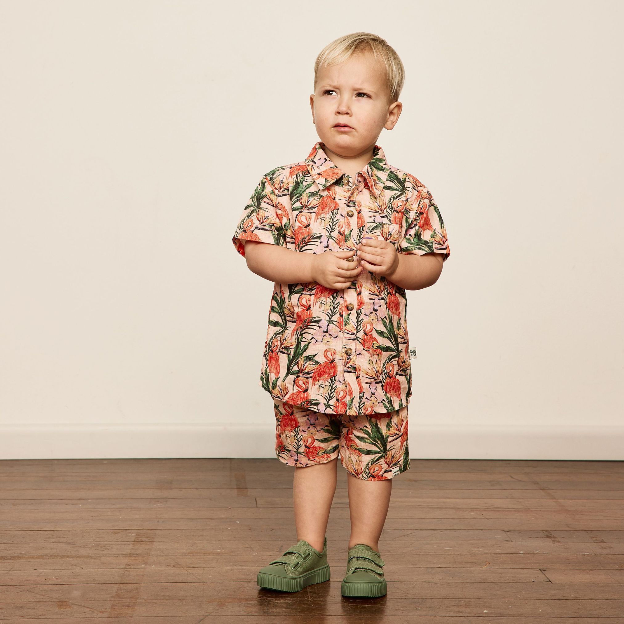 NOAH LINEN SHORTS | FLAMINGO PINK