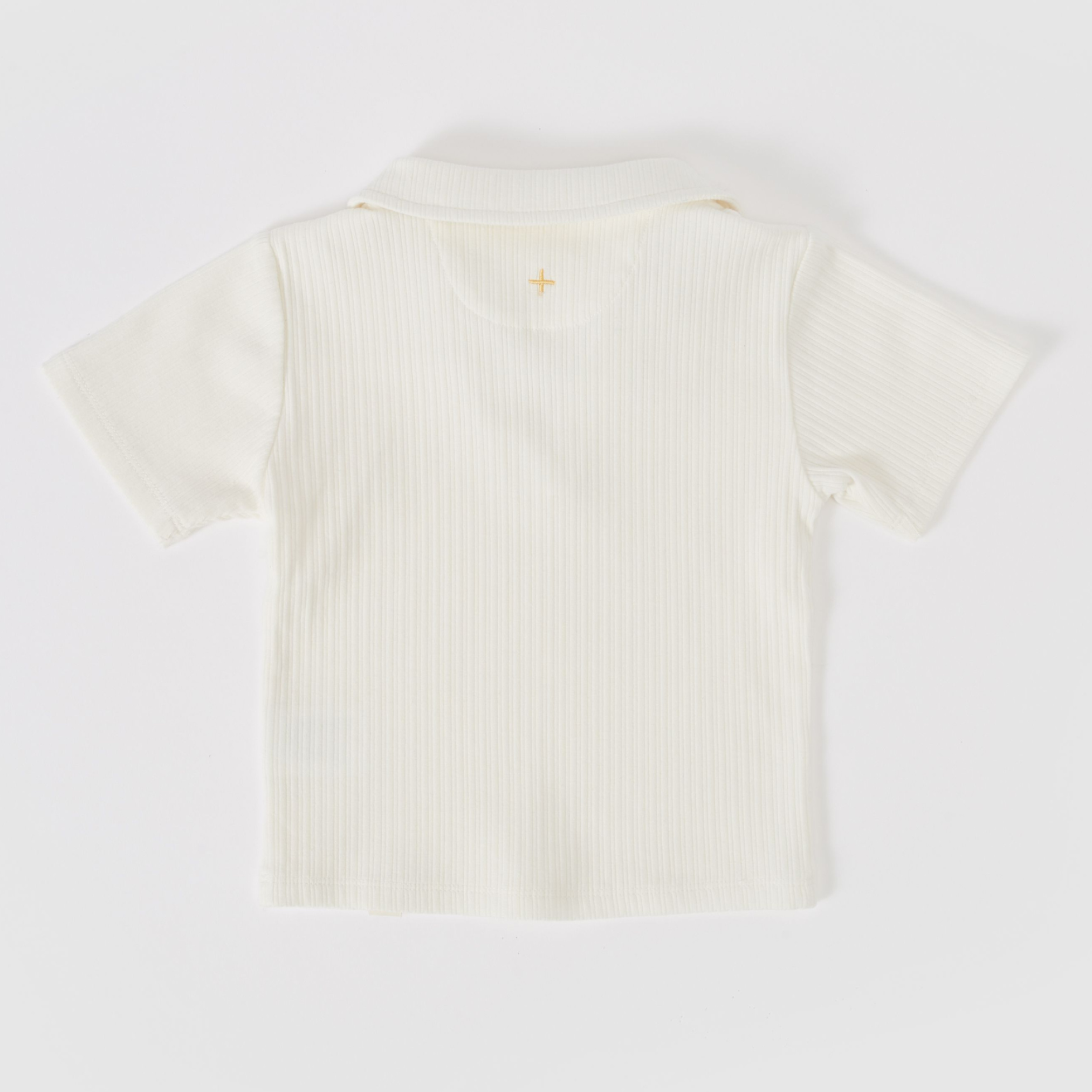 PIA COLLARED T-SHIRT | IVORY