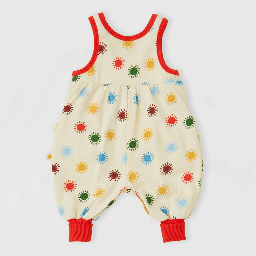 SUNNY DAYS BALLOON OVERALL ROMPER