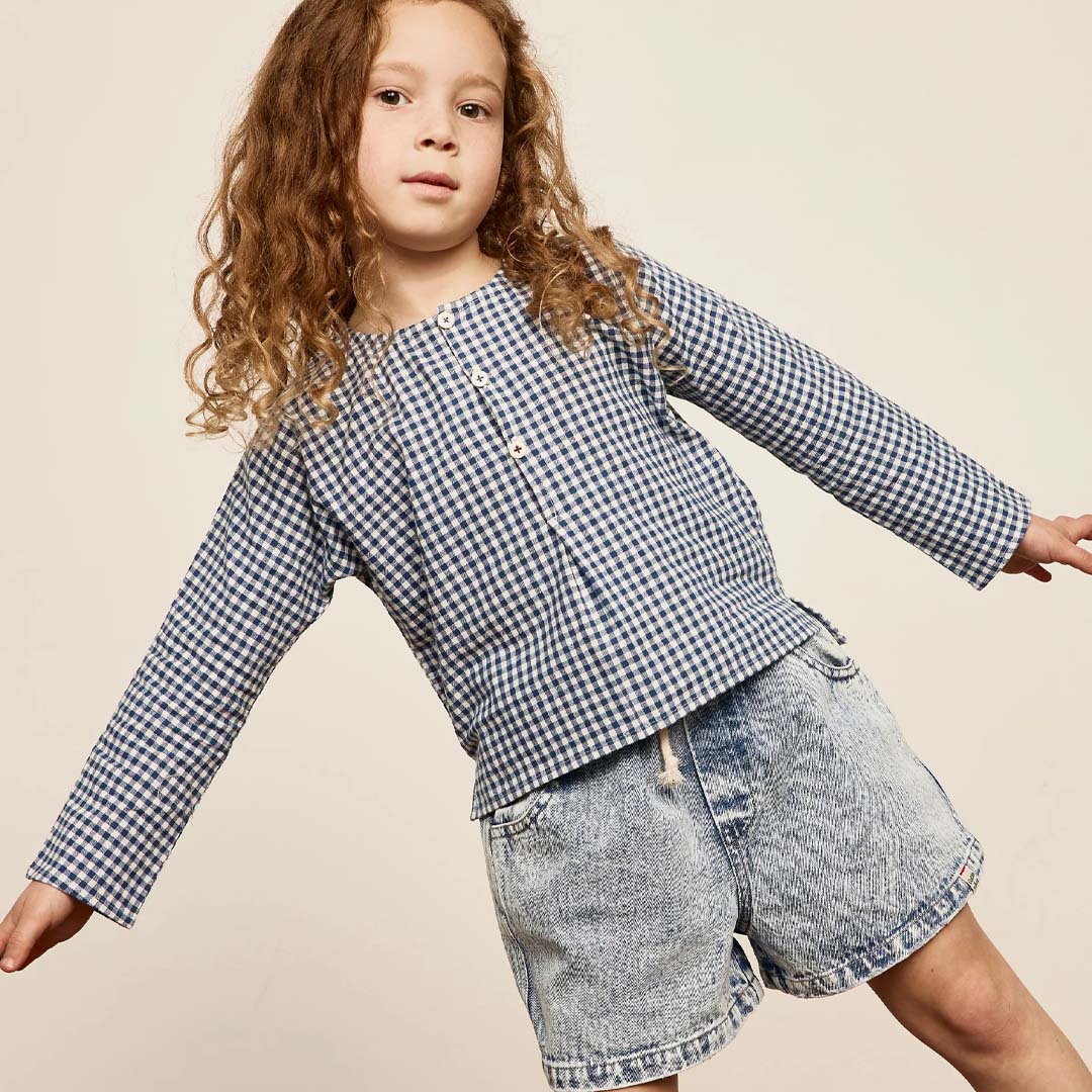 ZIGGY DENIM SHORTS - DENIM