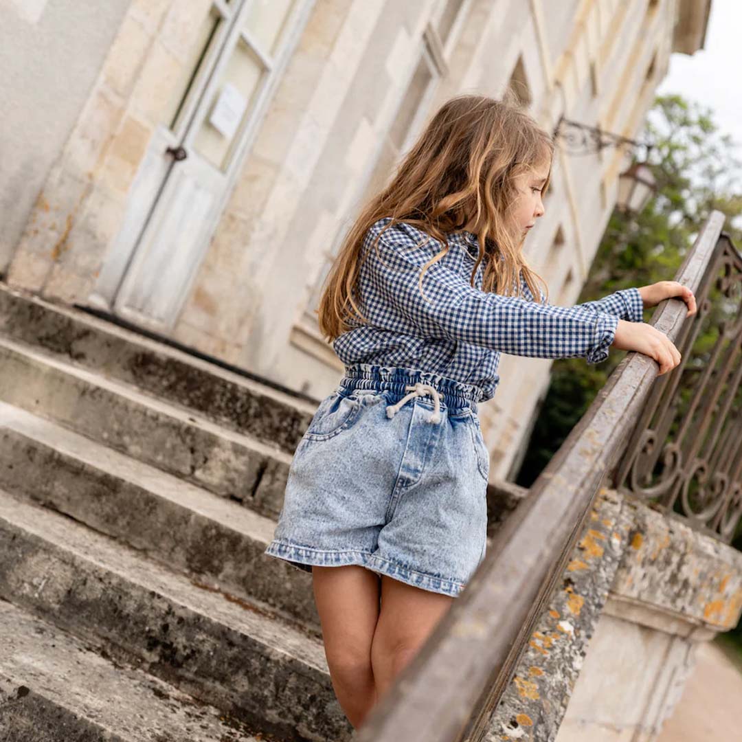 ZIGGY DENIM SHORTS - DENIM