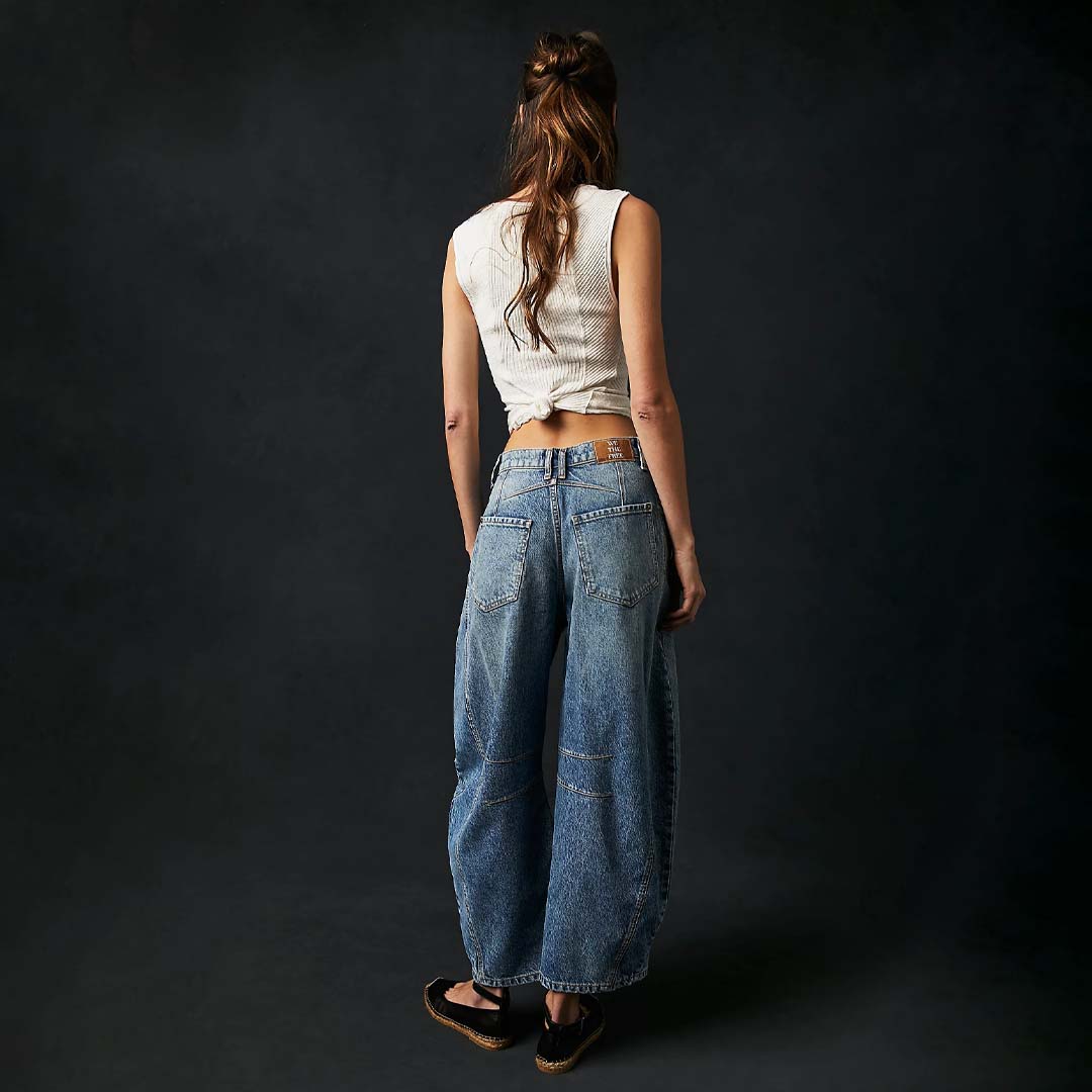 Good Luck Barrel Jean | Ultra Light Beam