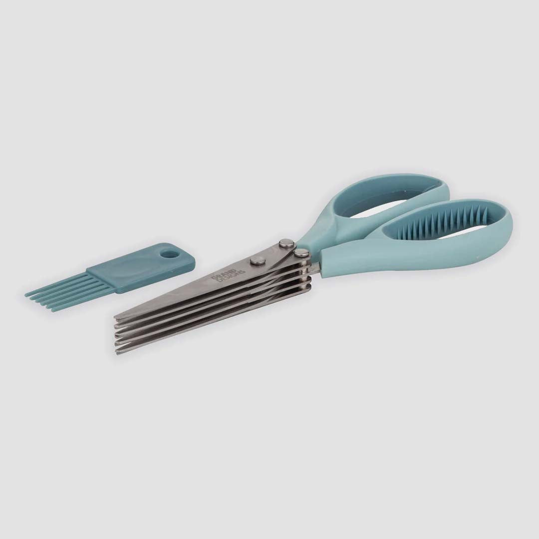 5 BLADE HERB SCISSORS | BLUE