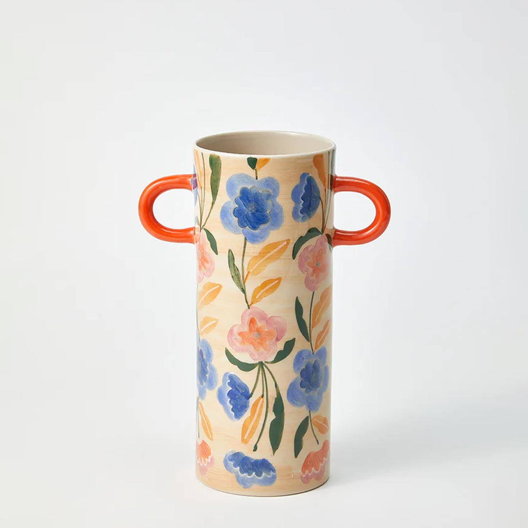 Griffe Tall Vase | Multi Floral