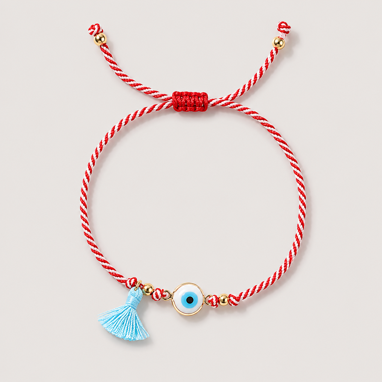 Guardian Thread Bracelet | Blue Tassel