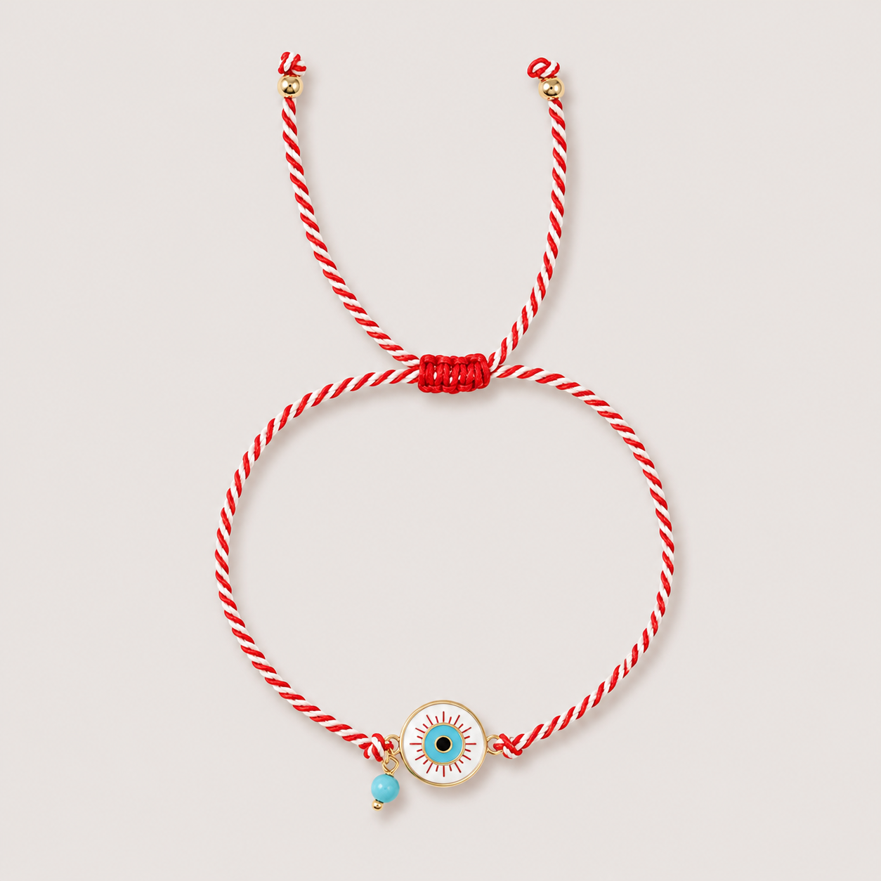 Guardian Thread Bracelet | Evil Eye & Turquoise Bead