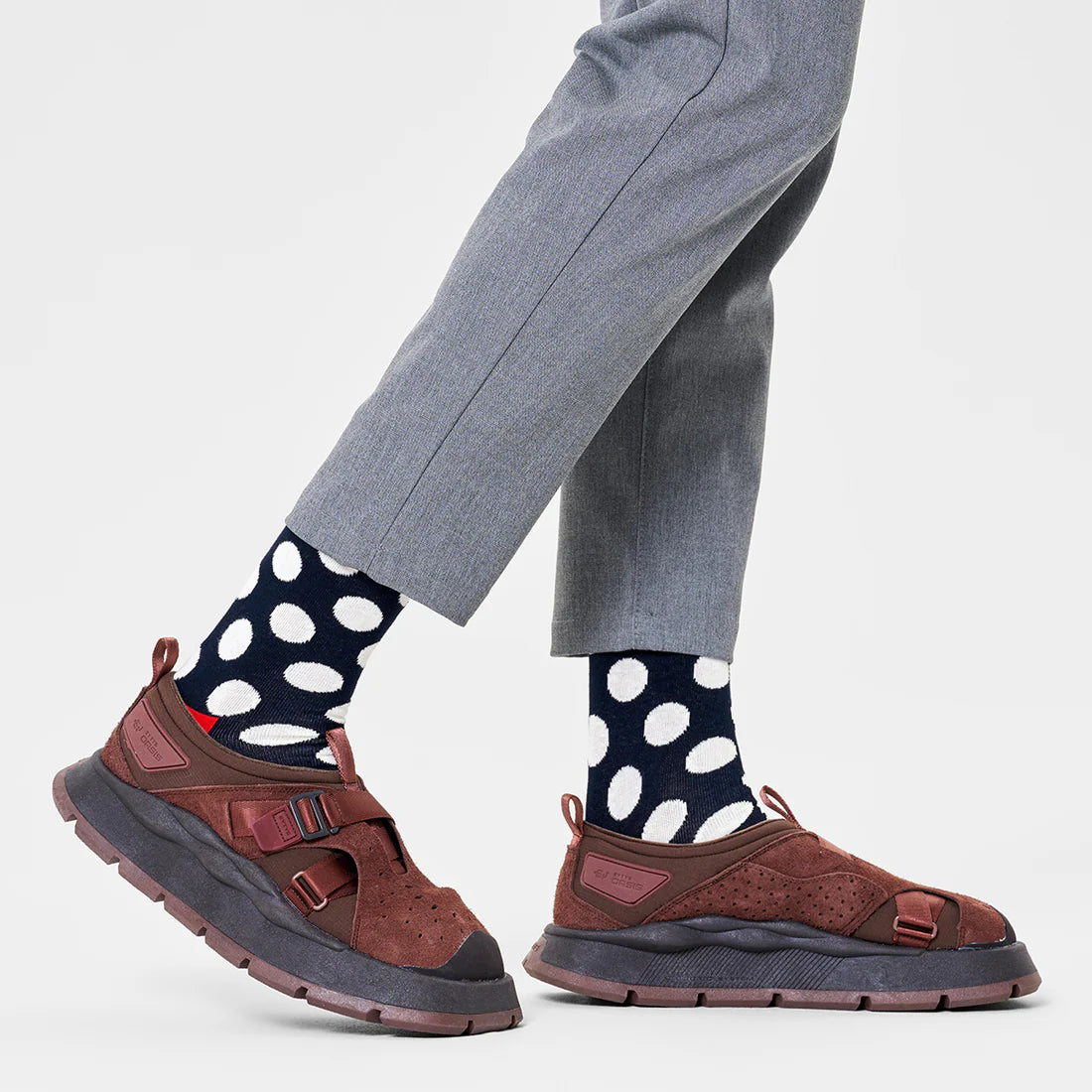 Big Dot Sock (6650) | Navy Red White