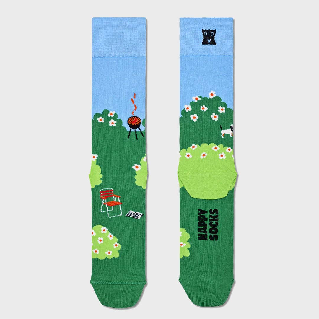 GARDEN SOCK | GREEN / BLUE