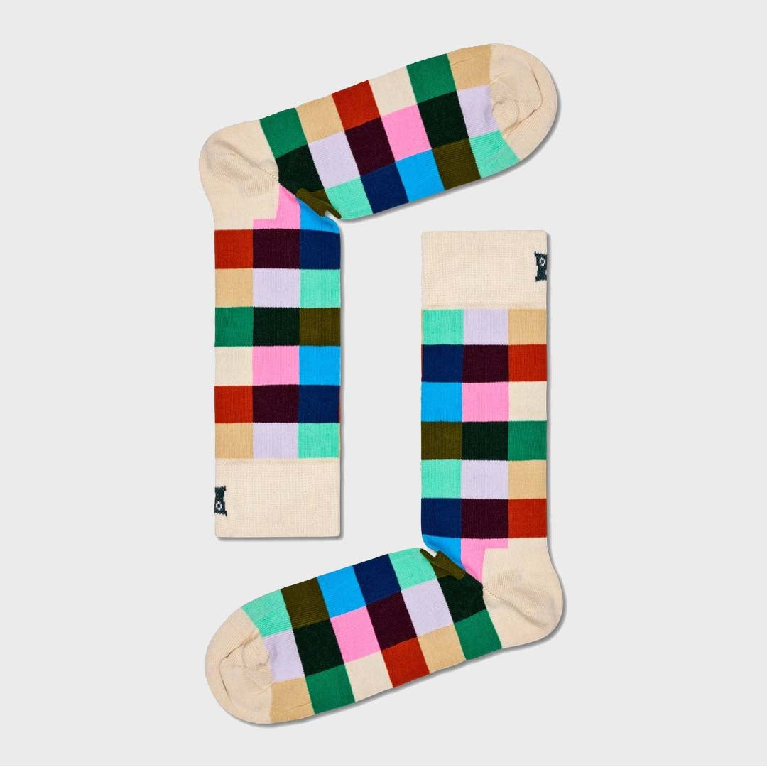 RAINBOW CHECK SOCK