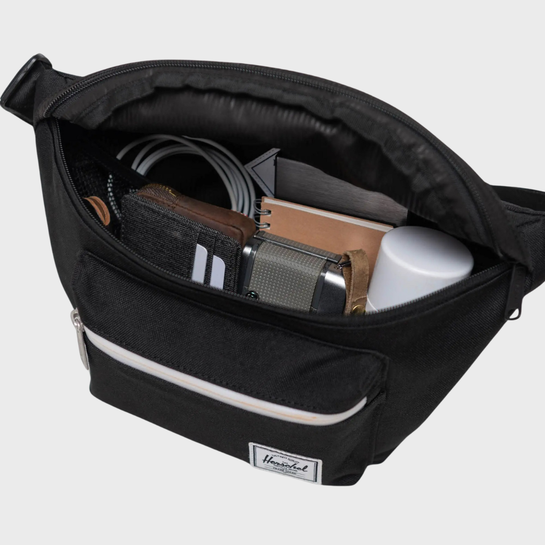Pop Quiz Hip Pack | Raven Crosshatch