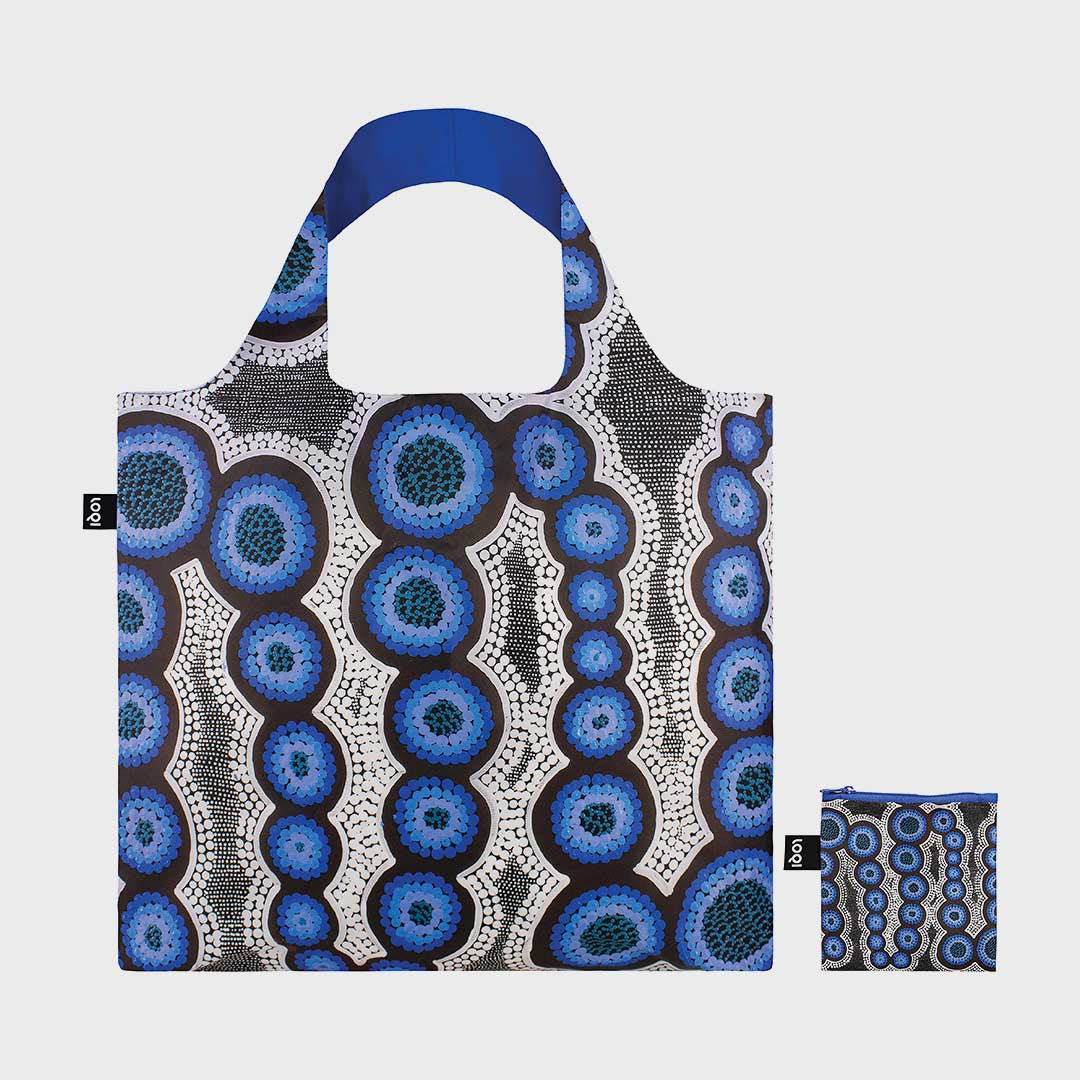 Hummingbird Bag | Napaljarri Water Dreaming Blue