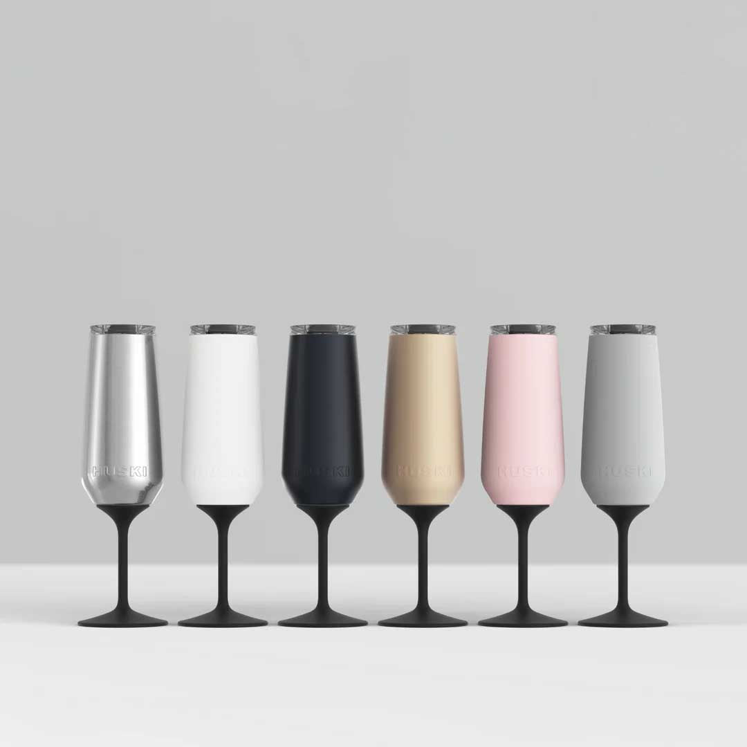 Champagne Flute | Brushed Stainless