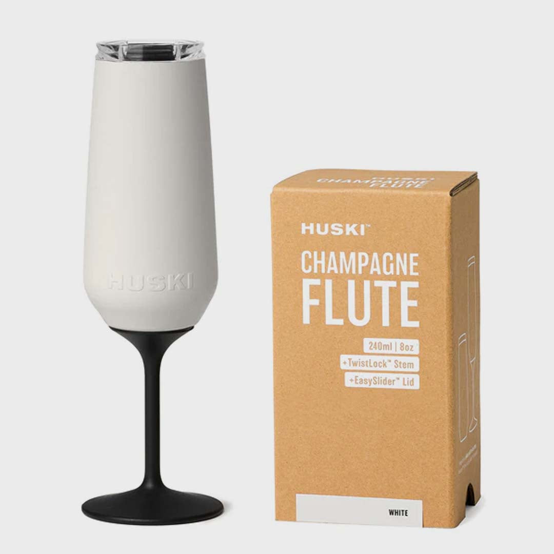 Champagne Flute | White