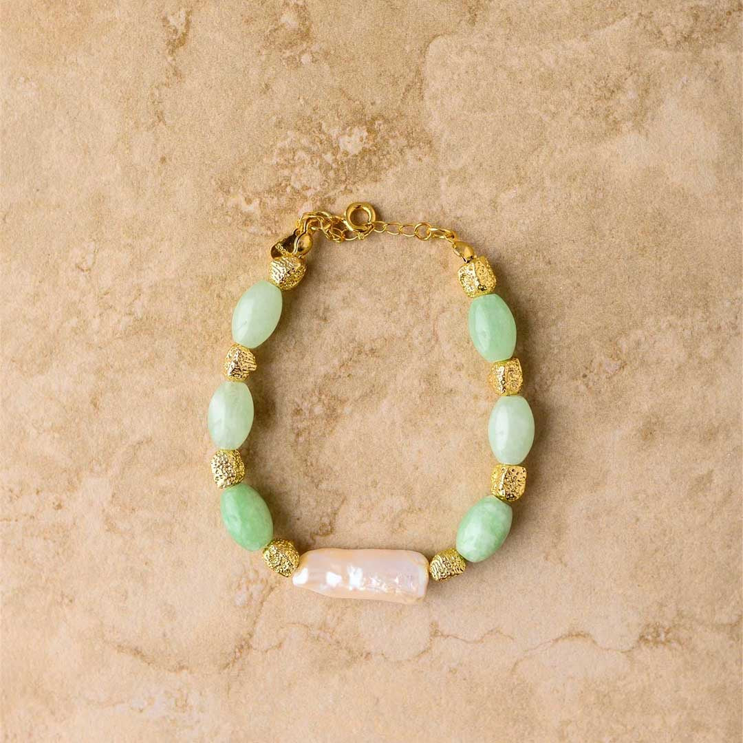 Jayde Bracelet | Jade Gold