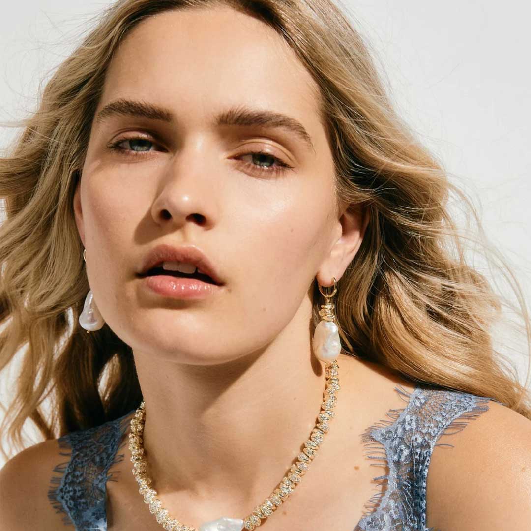 Jewel Earrings | Gold