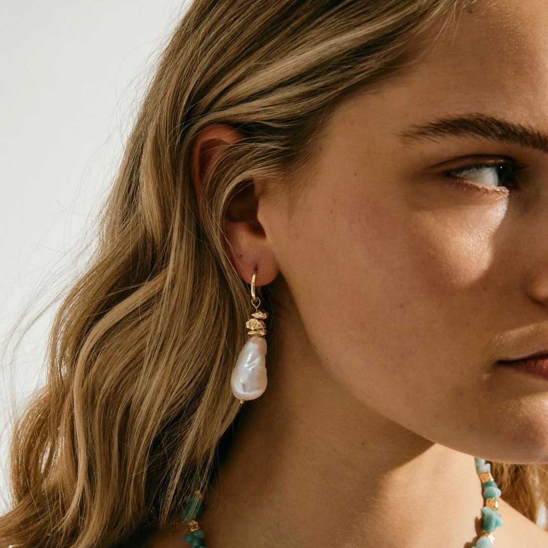 Jewel Earrings | Gold