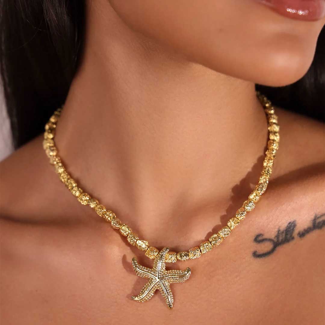 Starlette Necklace | Gold