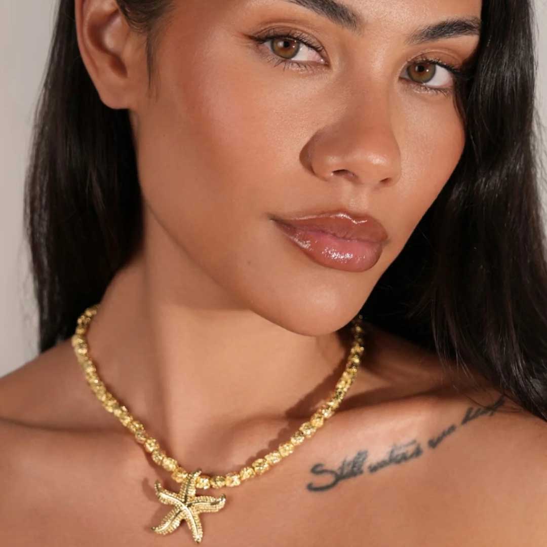 Starlette Necklace | Gold