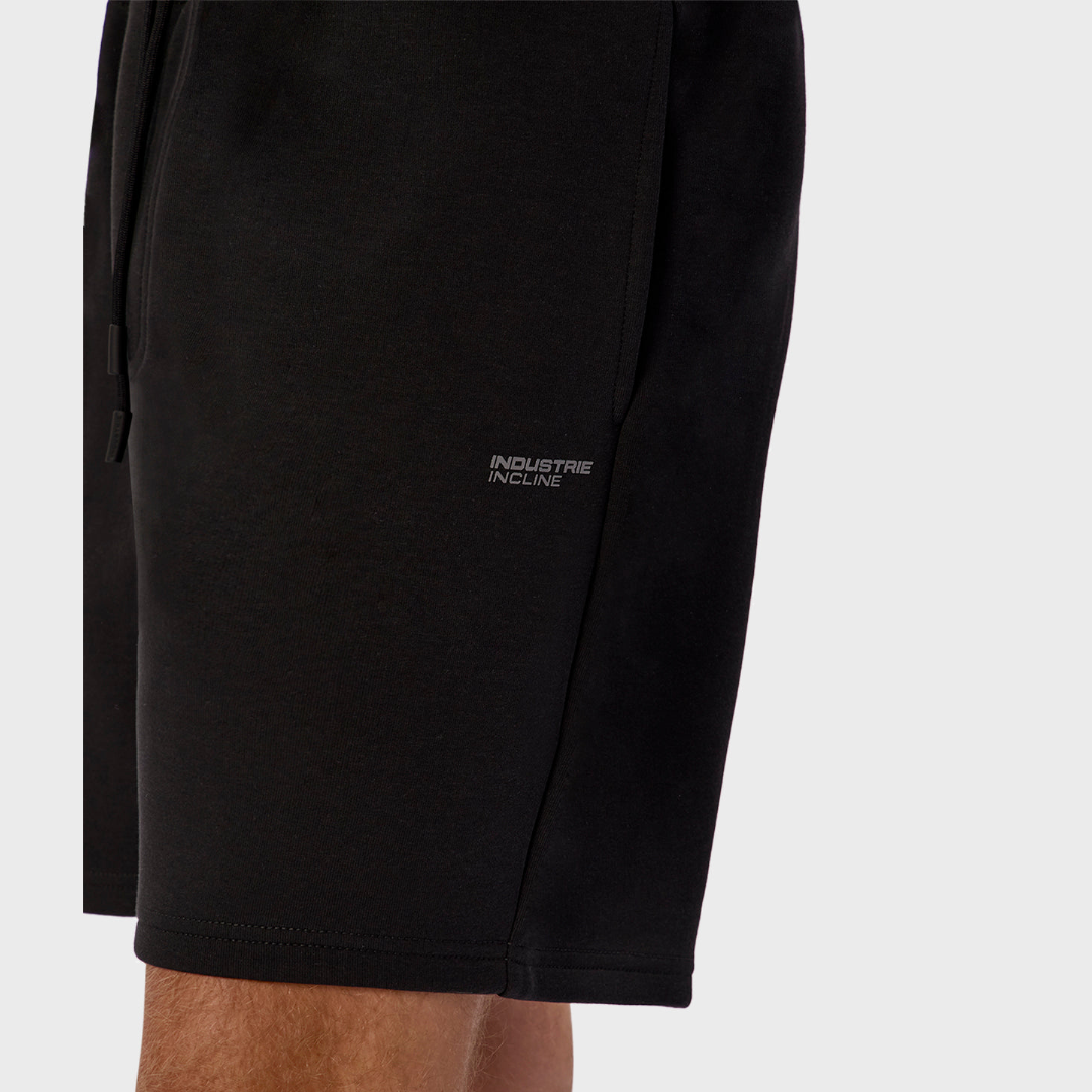 The Tech Track Short | Obsidian - front logo detail