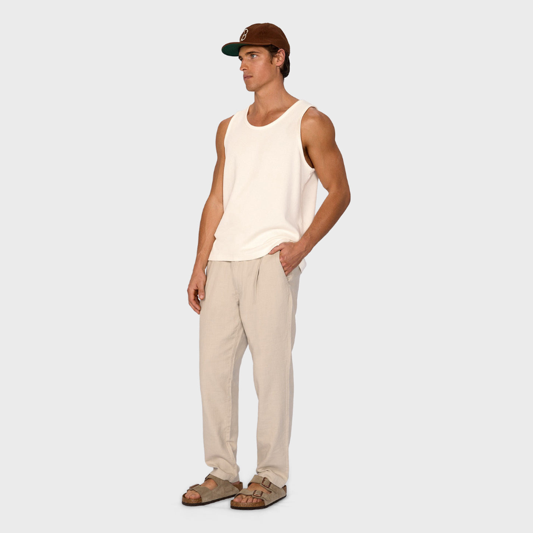 The Mallorca Pant | Stone - supplier view 5