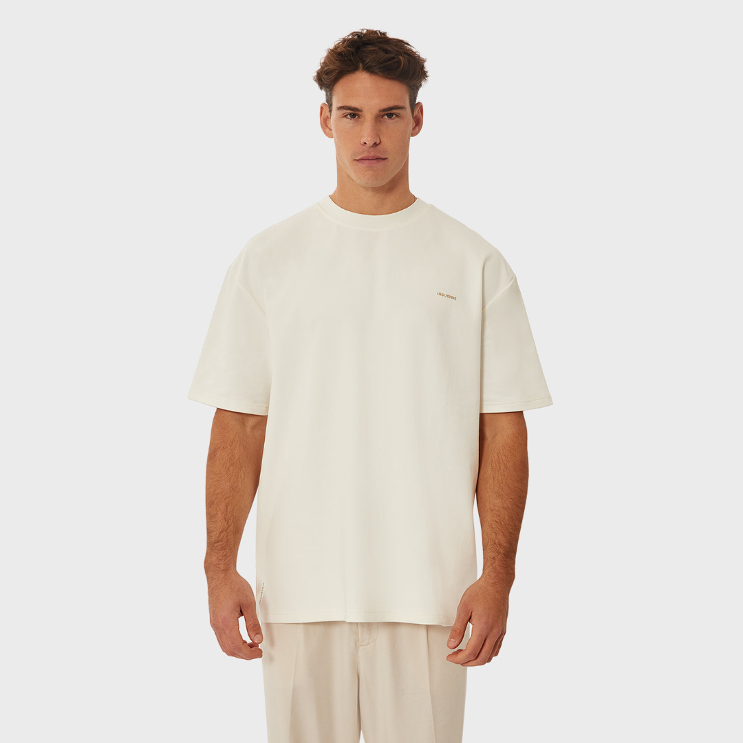 The Newport Tee | Chalk - supplier view 1