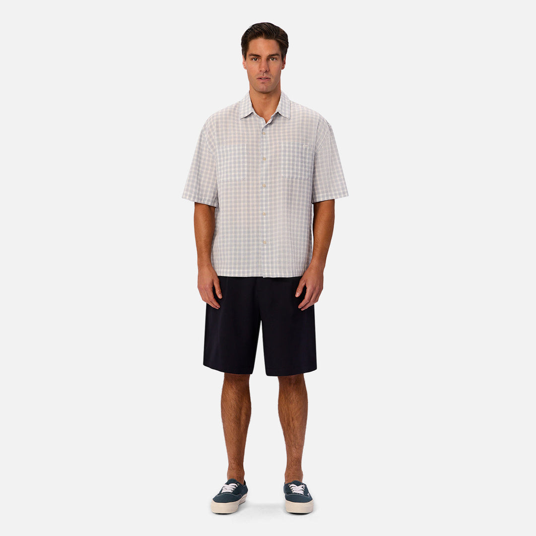 The Santos Short Sleeve Shirt in Blue Combo — official image 05