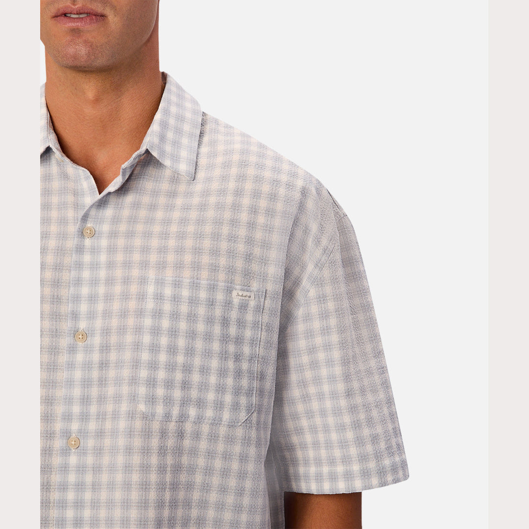 The Santos Short Sleeve Shirt in Blue Combo — official image 06