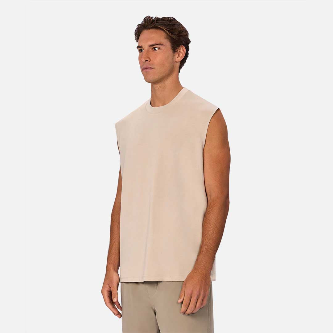The Freeman Sleeveless Tee | Dune