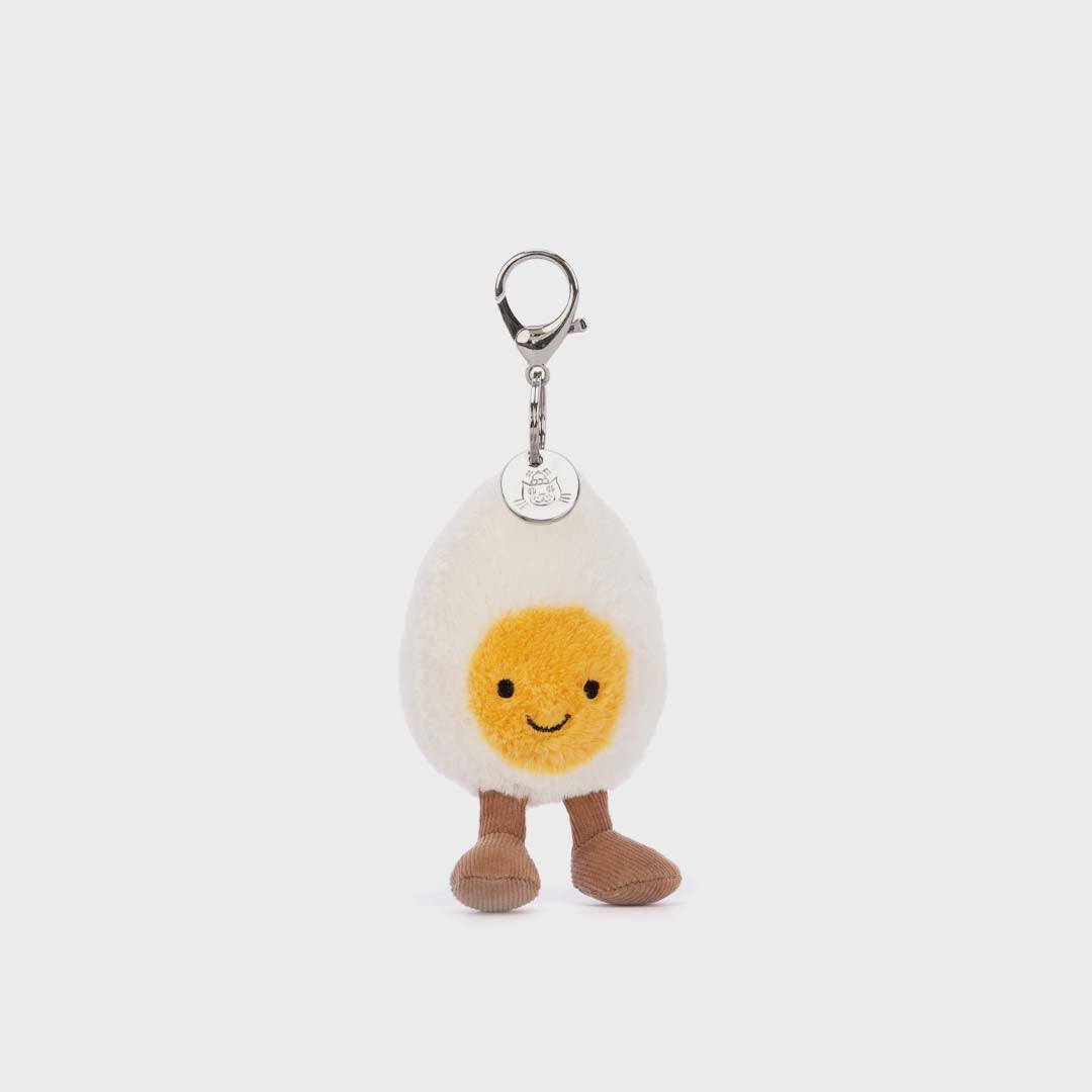 Happy Boiled Egg Bag Charm