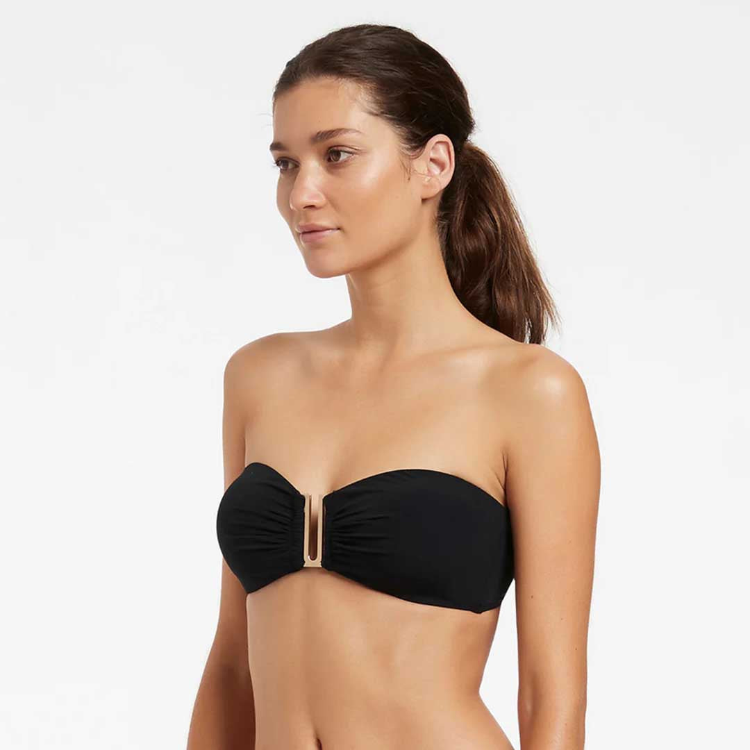 Bandeau Bikini Top | Black