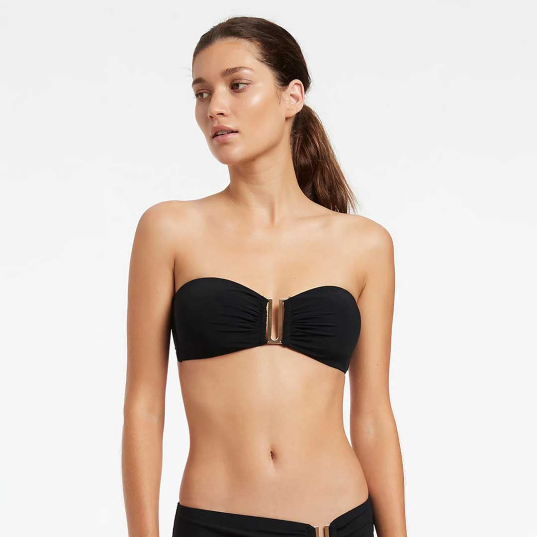 Bandeau Bikini Top | Black