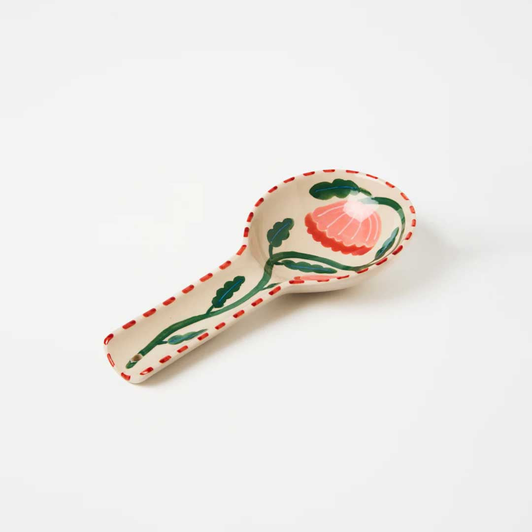 Bloomie Spoon Rest | Pink Flower