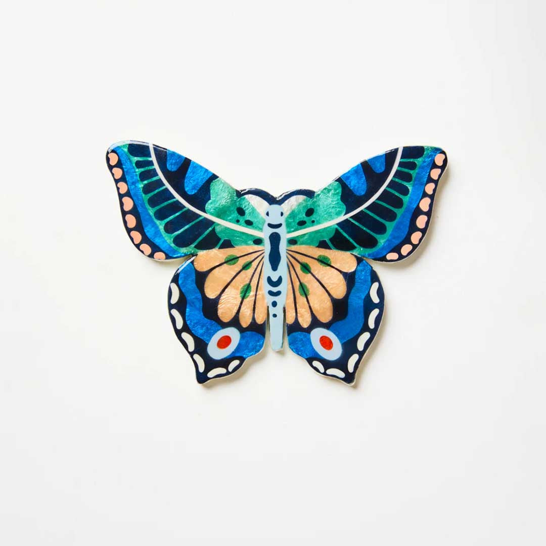Canopy Butterfly Wall Art | Blue Green