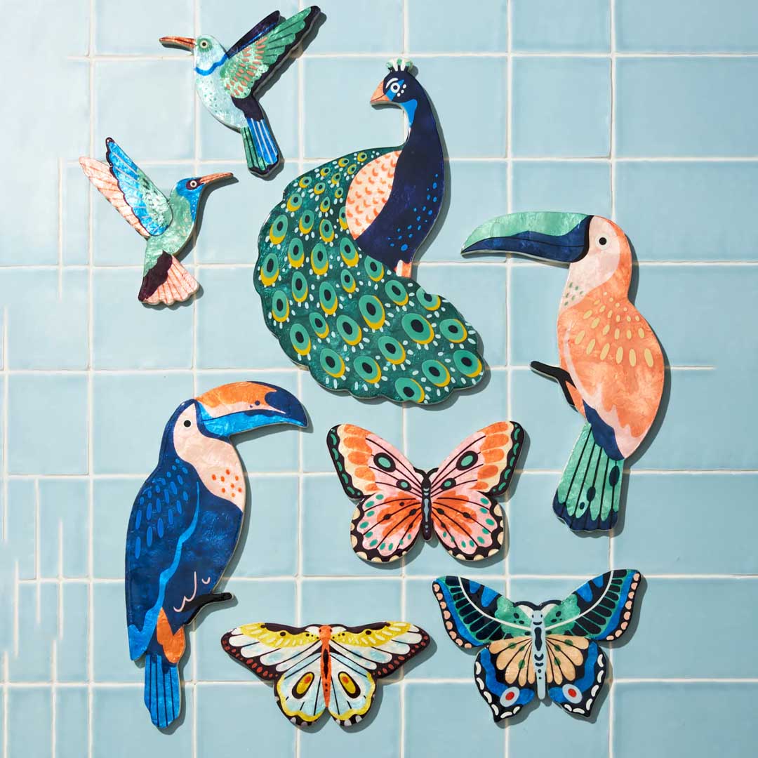 Canopy Toucan Wall Art | Peach
