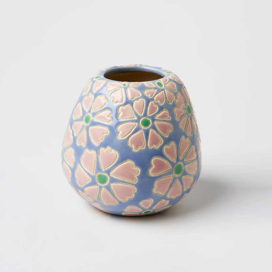 Pollen Pink Daisy Vase