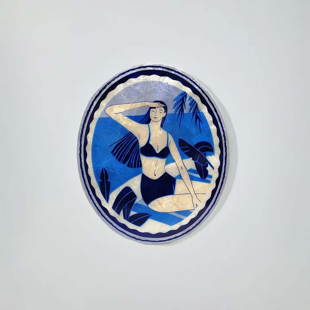 RESORT VIEW OVAL | BLUE