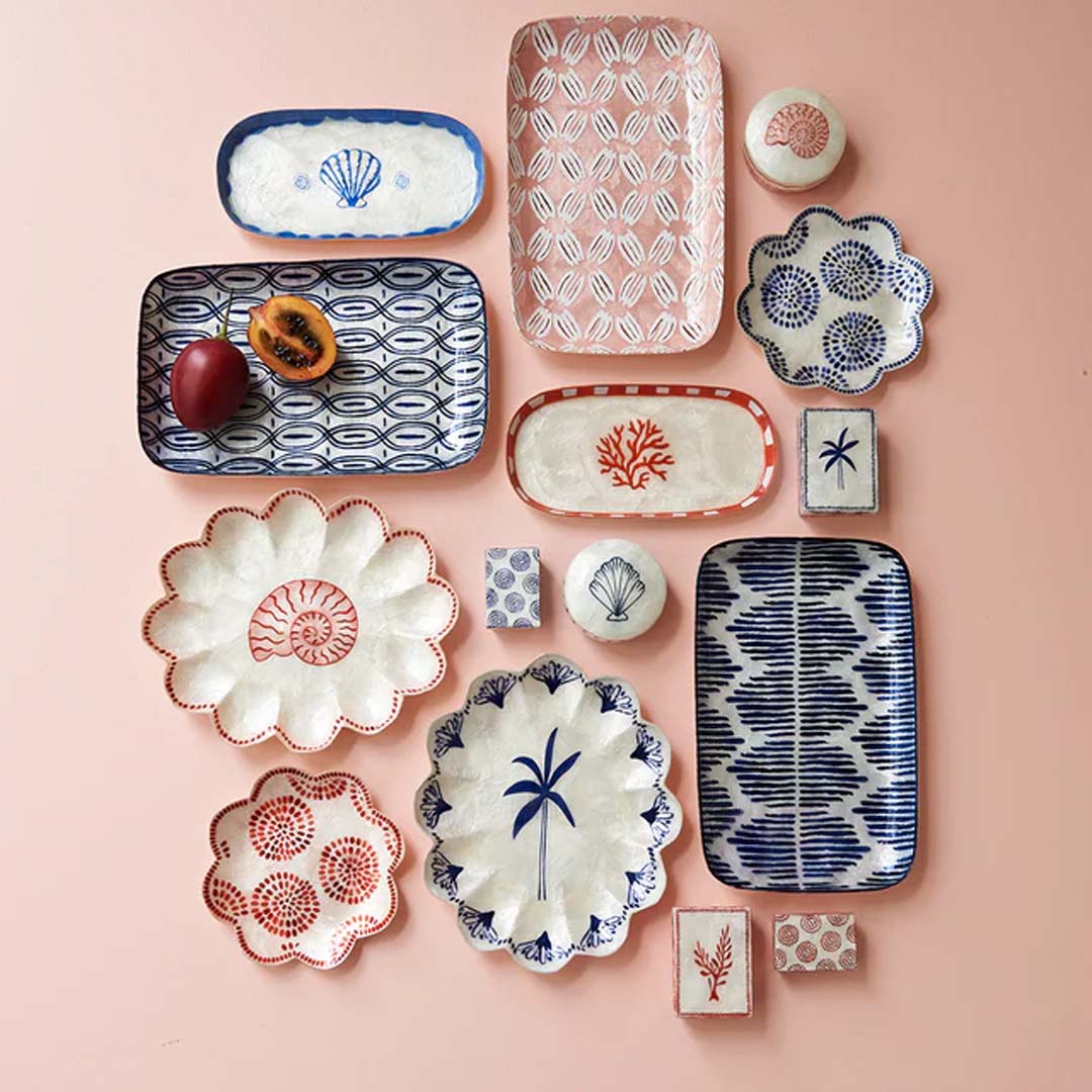ATLANTIC CIRCLE DISH | BLUE