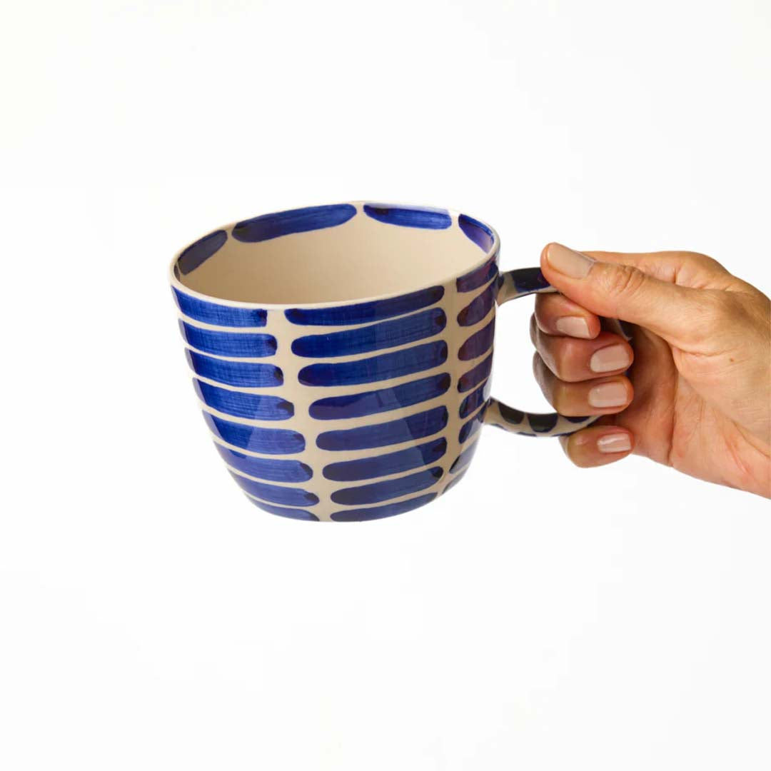 Boss Chino Mug | Blue Stripe